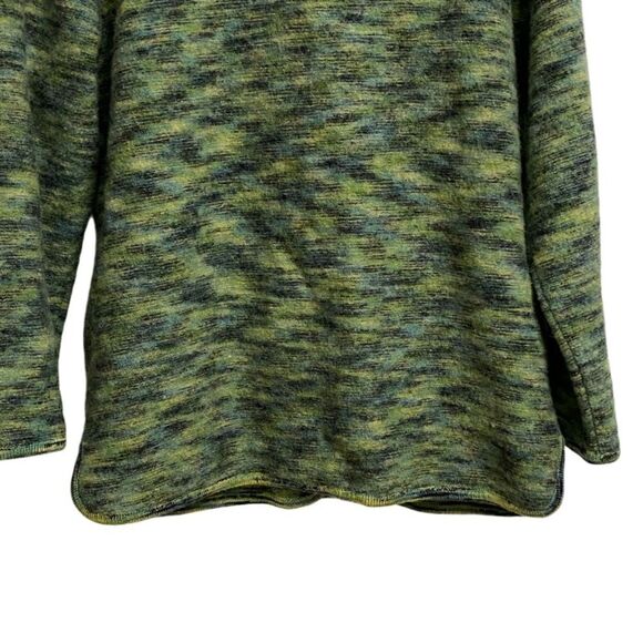 Bernardo Essentials Button Front Wool Coat Women's L Green Pockets Ranch Country - Picture 11 of 13